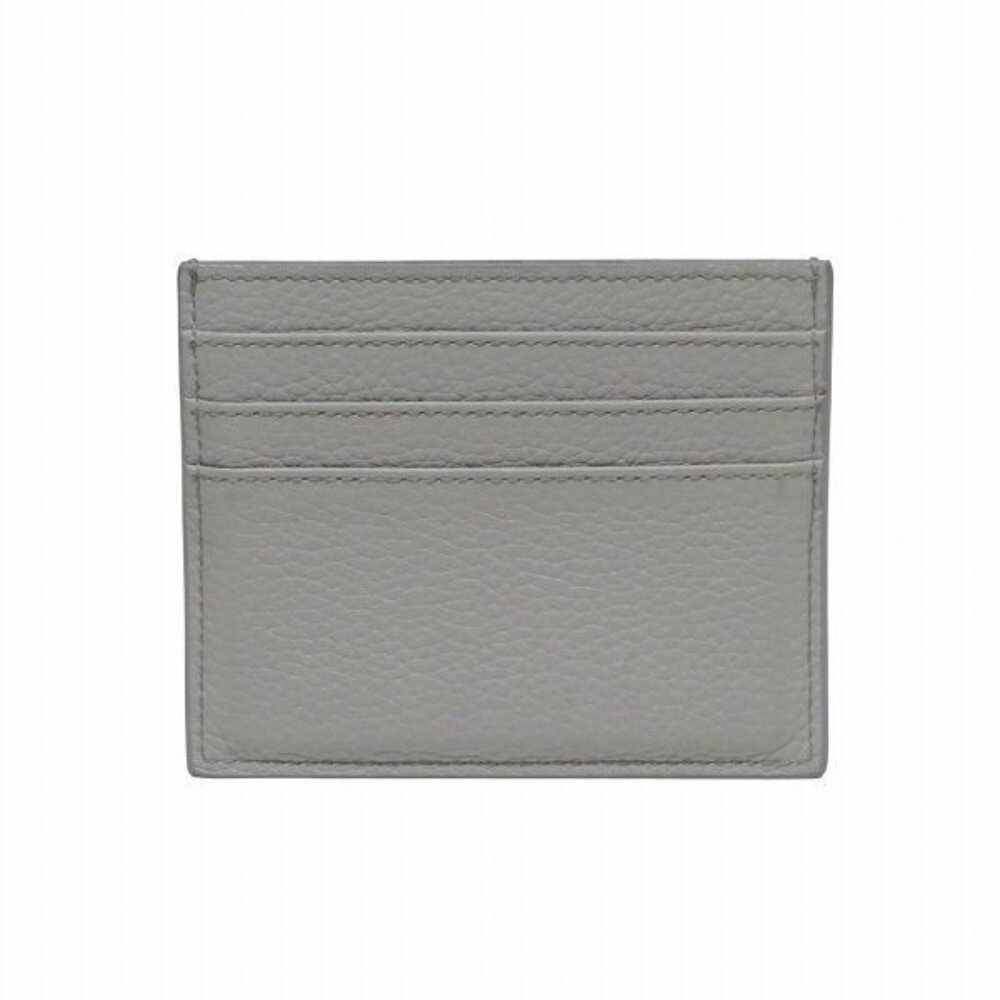 Dior CD Icon Card Holder Case Gray Leather - Picture 2 of 9